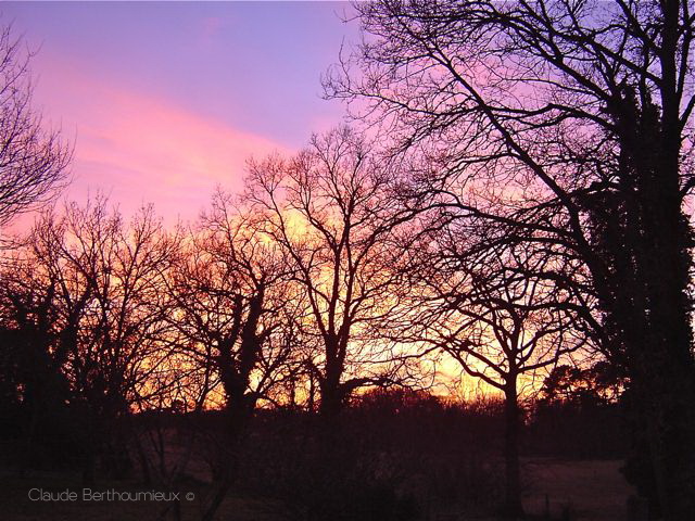 Coucher de soleil Mignots