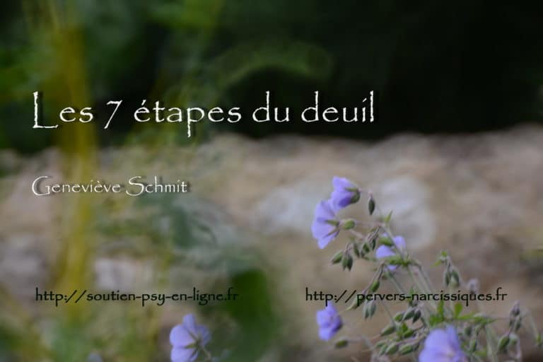 Les 7 étapes du deuil. Geneviève SCHMIT