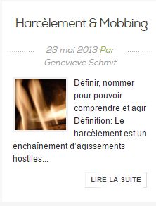 Harcèlement-mobbing