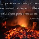 Le pervers narcissique a un fonctionnement totalement different de celui dune personne saine
