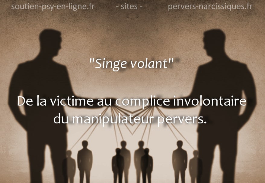 "Singe volant" - De la victime au complice involontaire du manipulateur pervers.