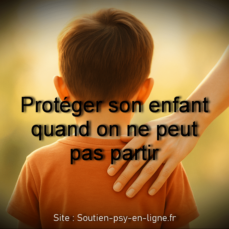 Protéger ses enfants d’un parent toxique sans pouvoir partir : stratégies psychologiques et éducatives pour les sécuriser malgré l’emprise perverse.