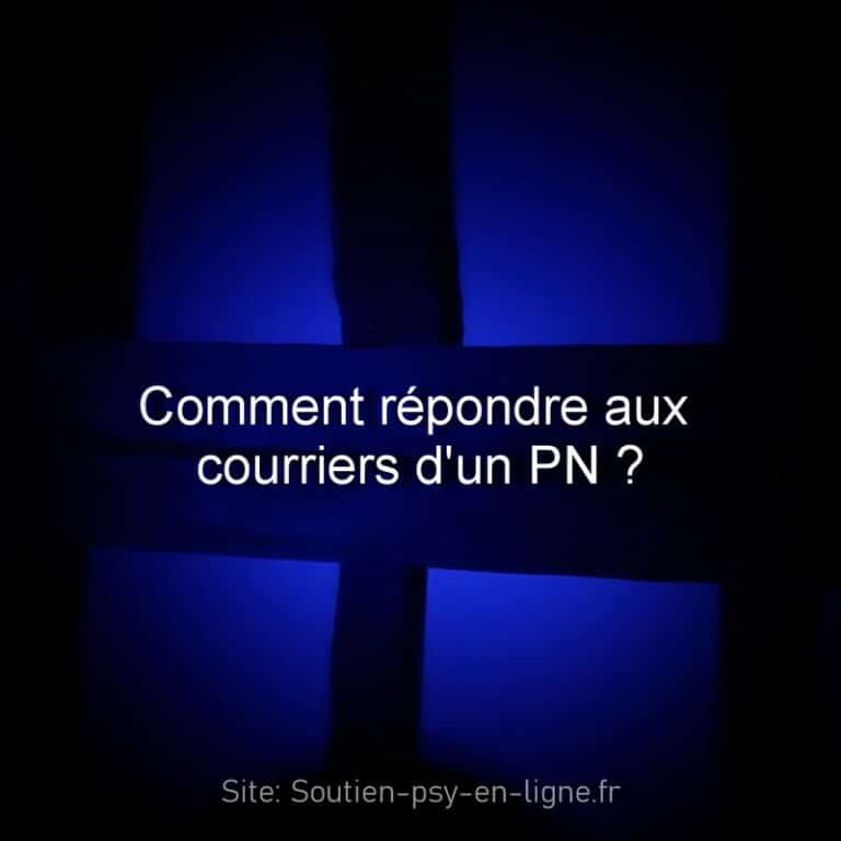 Comment répondre aux courriers d'un PN