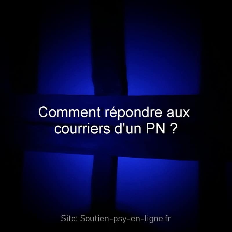 Comment répondre aux courriers d'un PN
