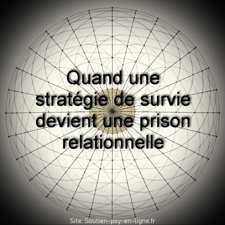 Quand une stratégie de survie devient une prison relationnelle - Geneviève Schmit